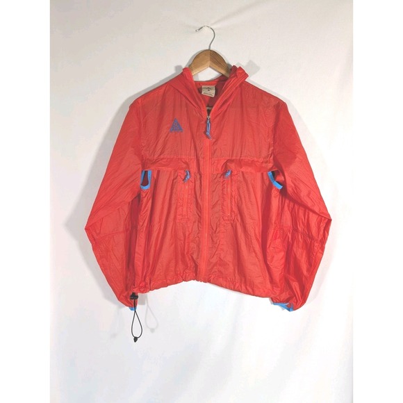 Nike 7640 ACG Women's Jacket Wind Breaker Haberno Red Size XS - Picture 1 of 11